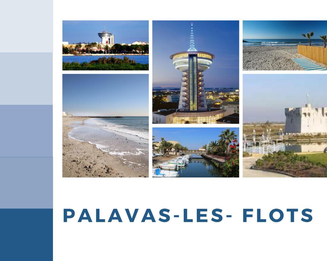 T2 Tamaris Piscine Proche Mer Palavas Parking 외부 사진