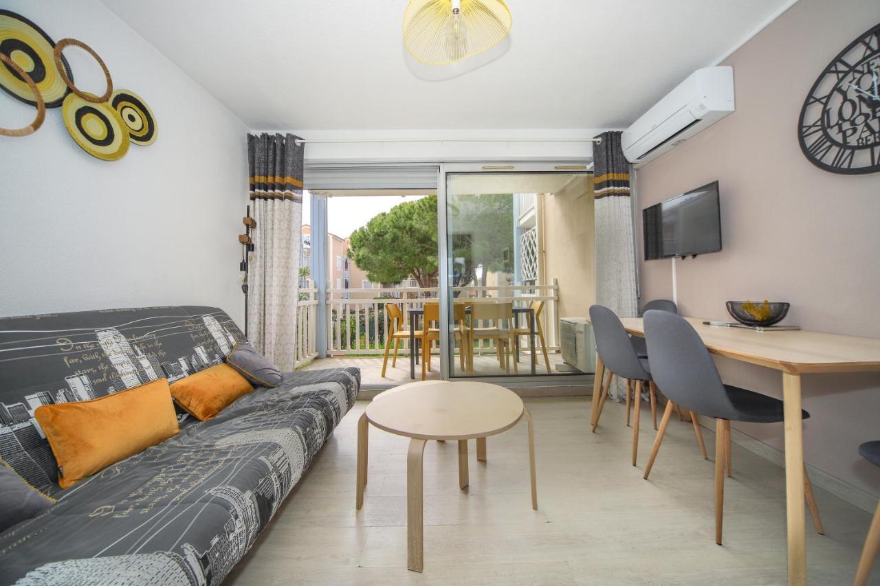 T2 Tamaris Piscine Proche Mer Palavas Parking 외부 사진